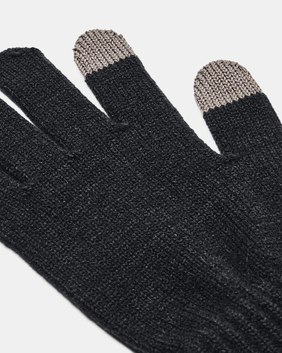 Women's UA Halftime Gloves, Black, pdpMainDesktop image number 2